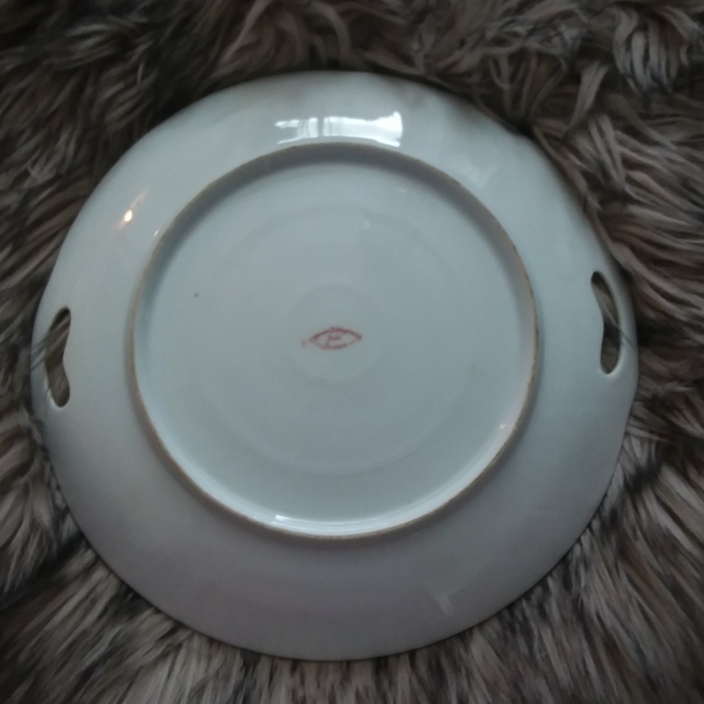 Antique  Porcelain Cake Tray  Made in Prussia - Picture 10 of 10